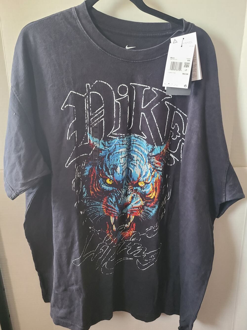 Nike Men's Panther Graphic T-Shirt Black XXL New With Tags MSRP $42